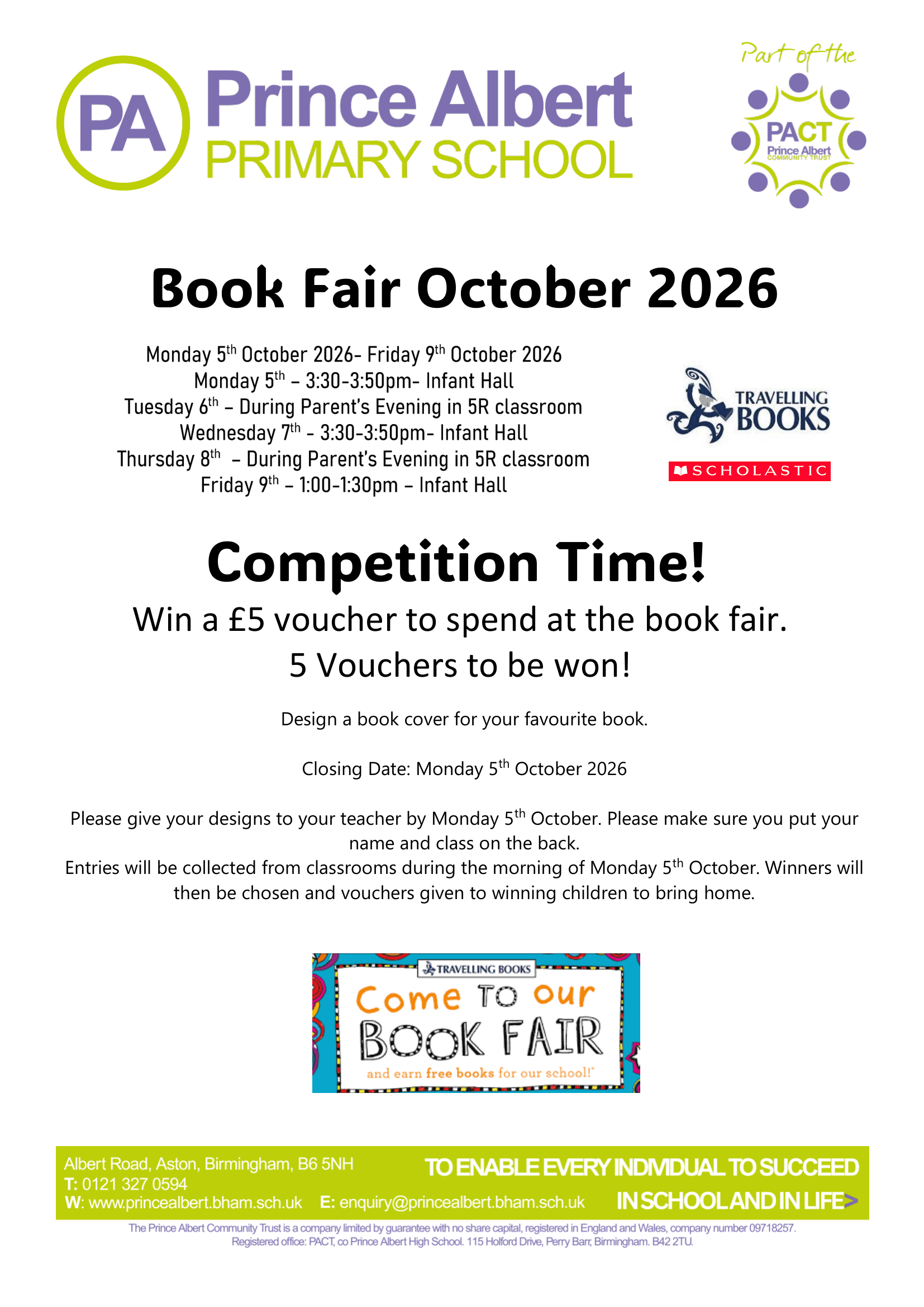Book Fair letter October 2026 1
