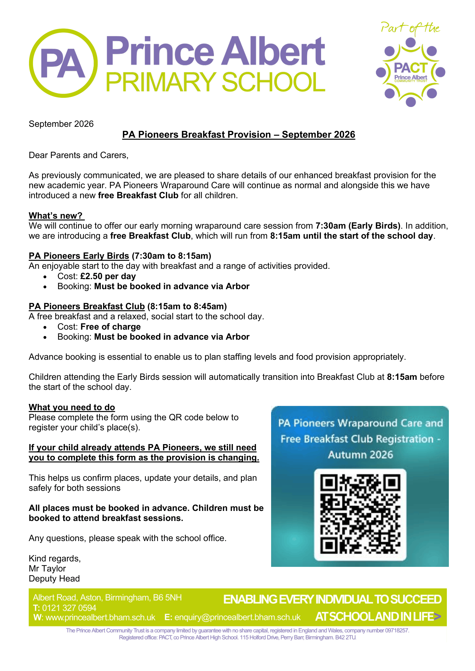Breakfast Club Letter Sept 2026 1