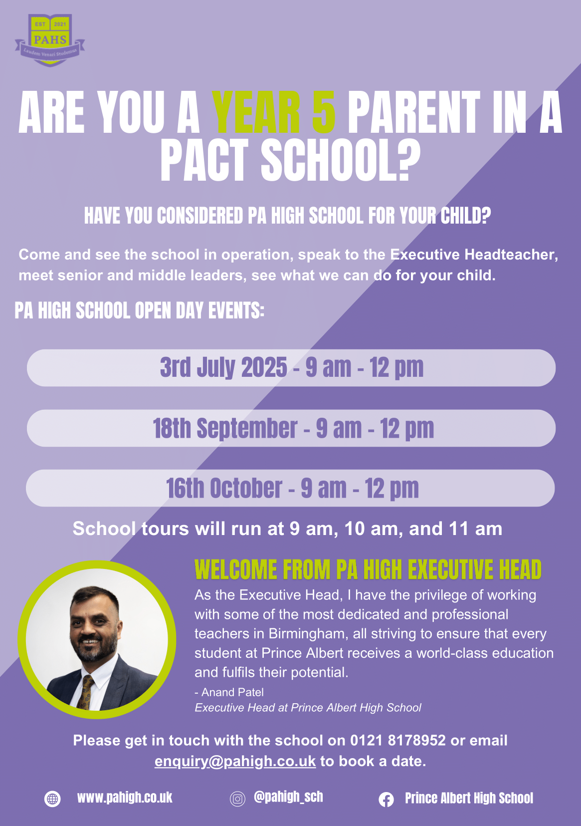 PA High Open days 1