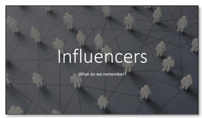 what is an influencer