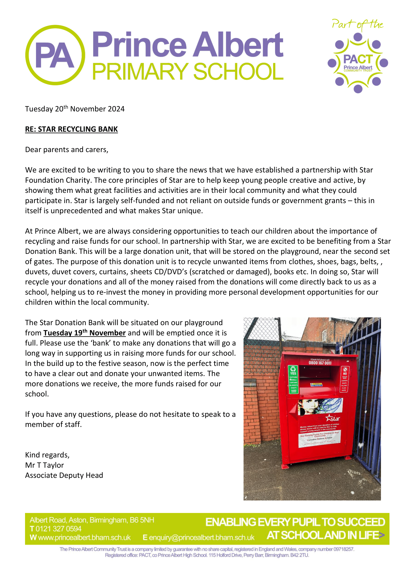 Star Recycling Bank 1