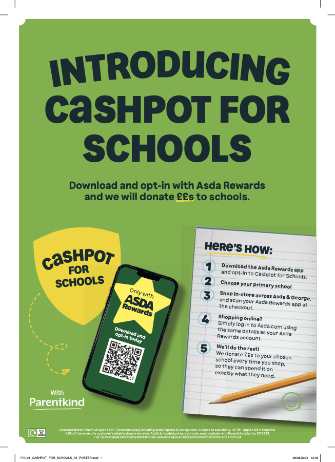 Cashpot for Schools
